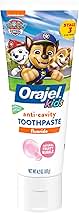 Orajel Kids Paw Patrol Anti-Cavity Fluoride Toothpaste, Natural Fruity Bubble Flavor, 4.2oz Tube