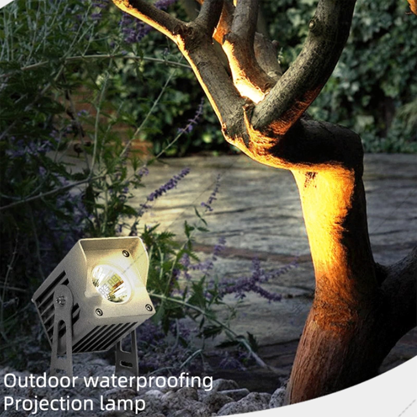 Focos LED COB De 220 V CA Para Iluminación De Árboles, Focos De Exterior Impermeables IP65 Para Paisajismo, Iluminación De Jardines, Villas, Patios Y Césped(White light,30W(220V))