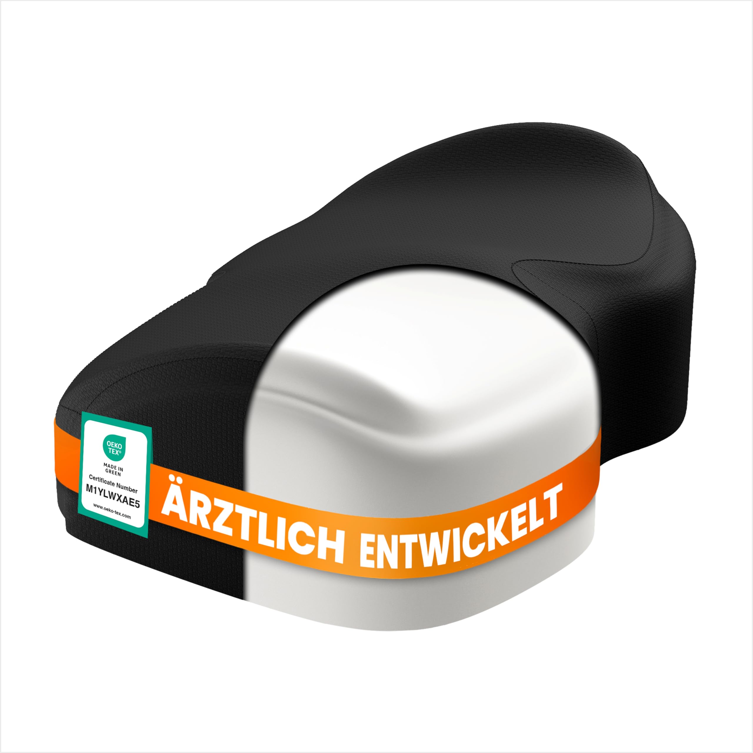 Everlasting Comfort Fußstütze für unter den Schreibtisch – Memory-Foam Fußhocker für Büro, Homeoffice & Gaming mit waschbarem Bezug und rutschfester Unterseite