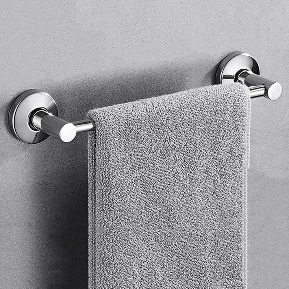 Towel Rack Towel Holder Wall Mounted Towel Rack Towel Bar No Drilling Adhesive Anti-Rust For Bathroom Bathroom/30Cm,30Cm