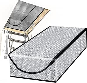 DGSL Attic Door Insulation Cover, 25 x 54 x 11 in, Energy-saving Attic Tent with Zipper