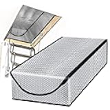 Attic Stairway Insulation Cover - Premium Energy Saving Attic Stairs Door Ladder Insulator Pull Down Tent with Zipper 25 in x 54 in x 11In (Attic Cover)