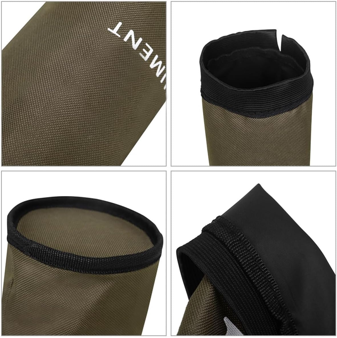 Portable Drumstick Bag Case for Drumsticks Storage and Protection, Made of Sturdy Oxford Cloth and Iron, Stylish and Practical Drum Stick Holder for Drummers and Music Performances