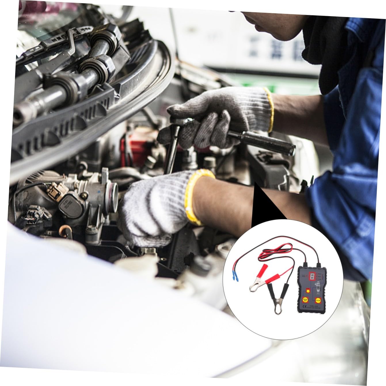 ERINGOGO Tester Iniettori Auto 12v Leggero Portatile per Diagnosi Precisa