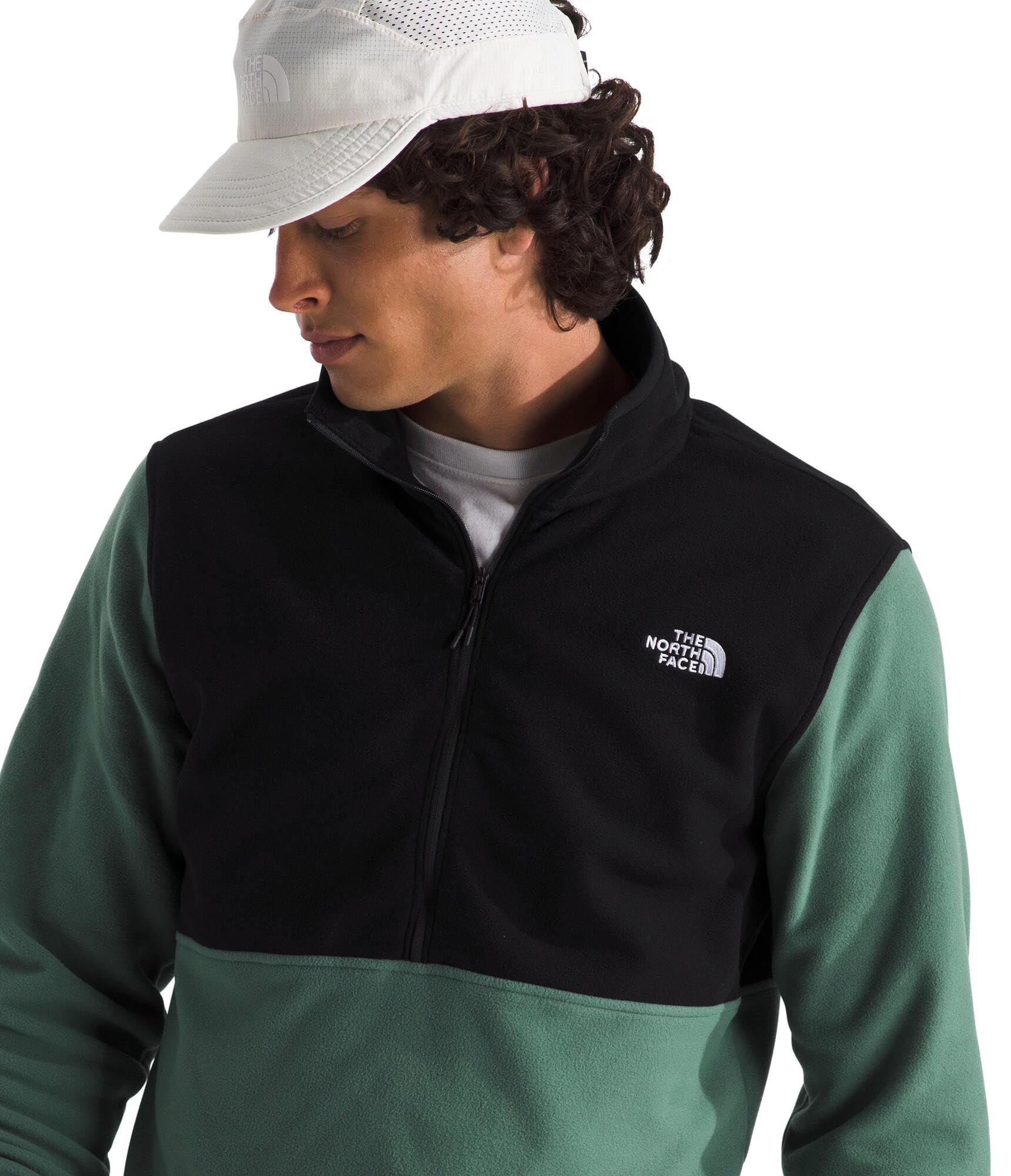 THE NORTH FACE Glacier - Forro polar con media cremallera para hombre