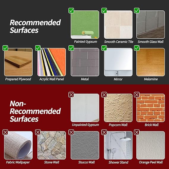 Art3d 10-Pack Marble Peel and Stick Backsplash, 12 x 12 Inch, Vintage Color