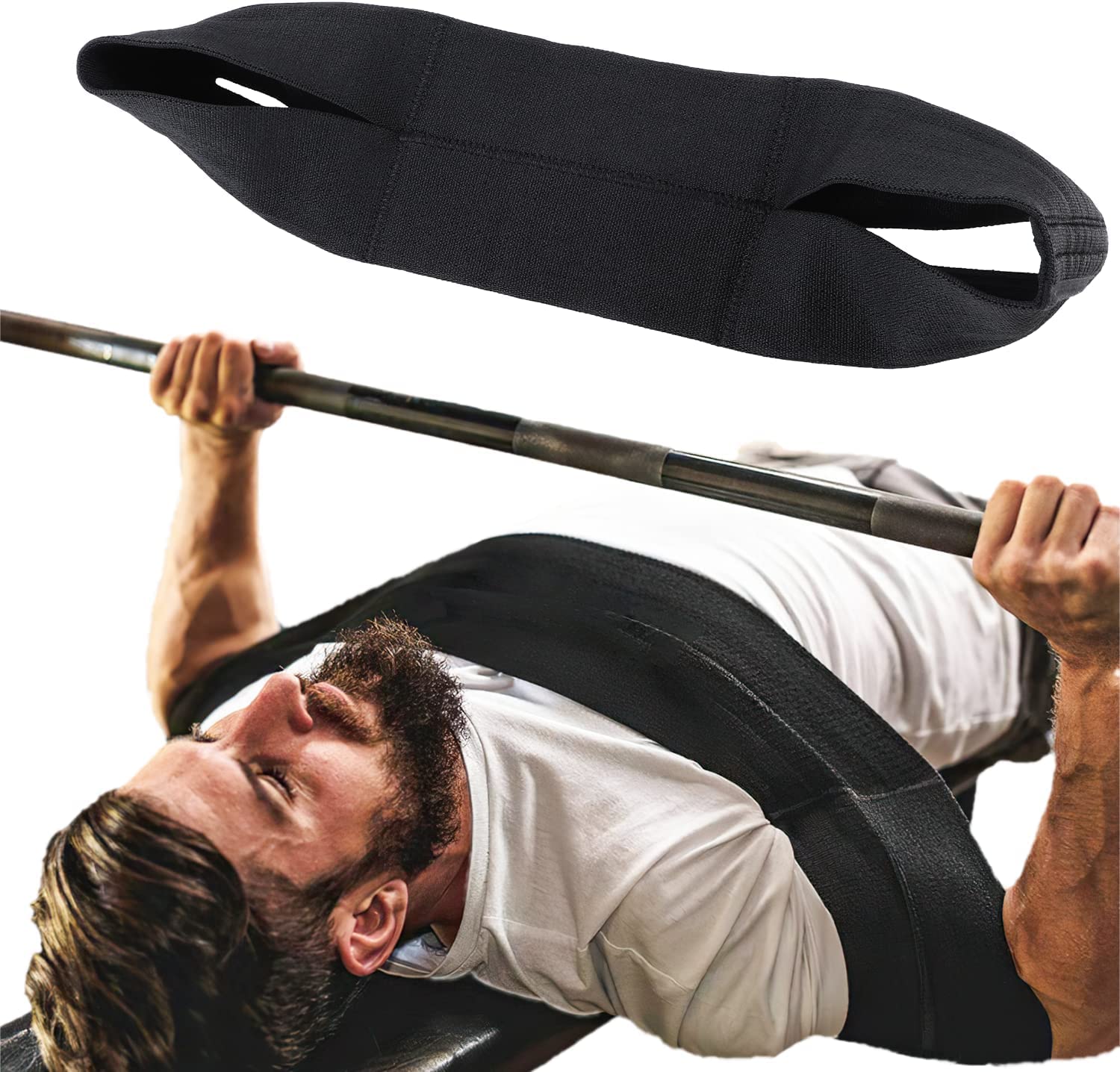 INDIAHUNK Bench Press Resistance Band,Power Weight Lifting Fitness Increase Strength Assist with Bench Press, Dips, and Push Ups (multi colour)