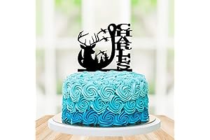 Outdoorsman Cake Topper - The Perfect Way to Celebrate Your Hunting or Fishing Enthusiast!