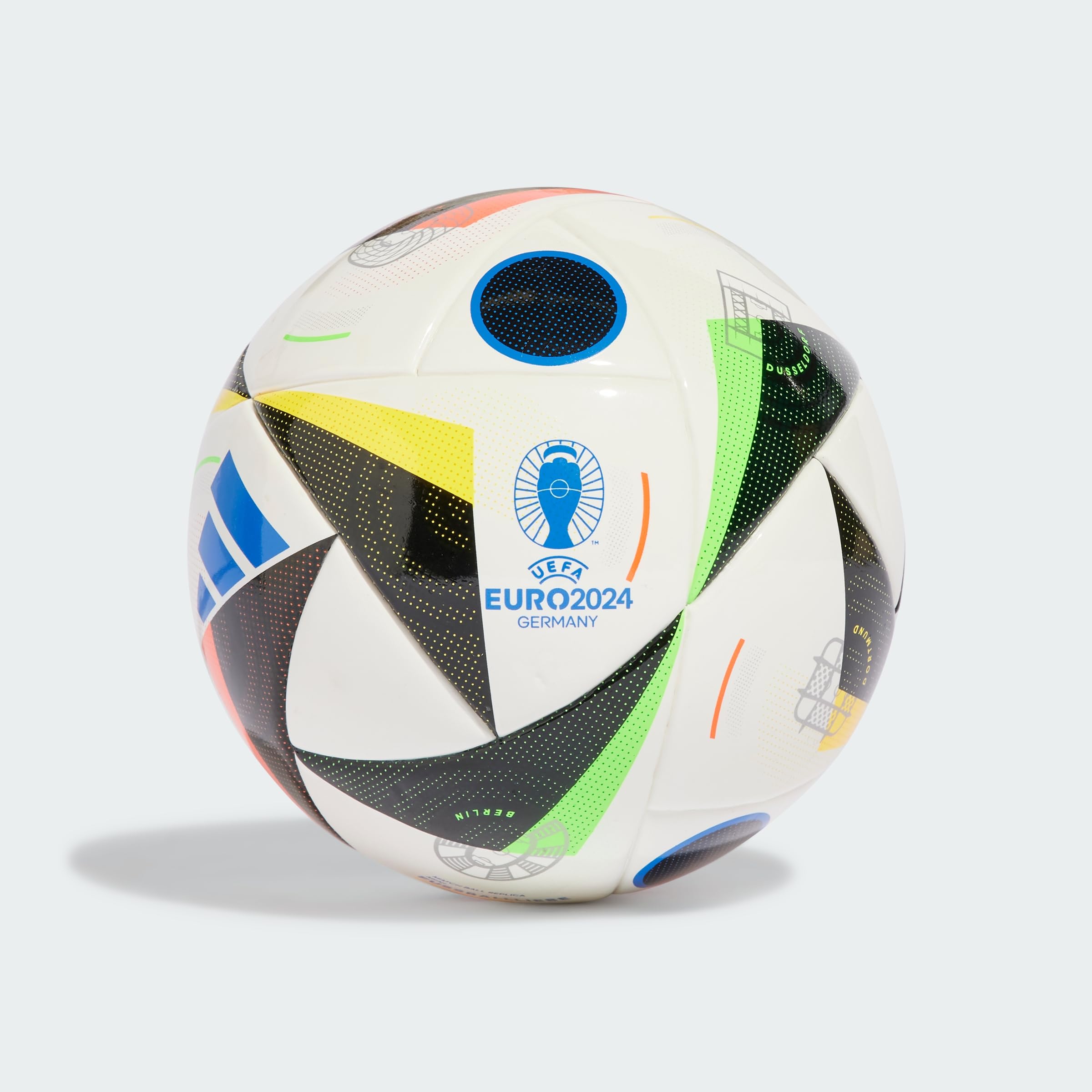 adidas Euro24 Mini White/Black/Globlu Talla Única