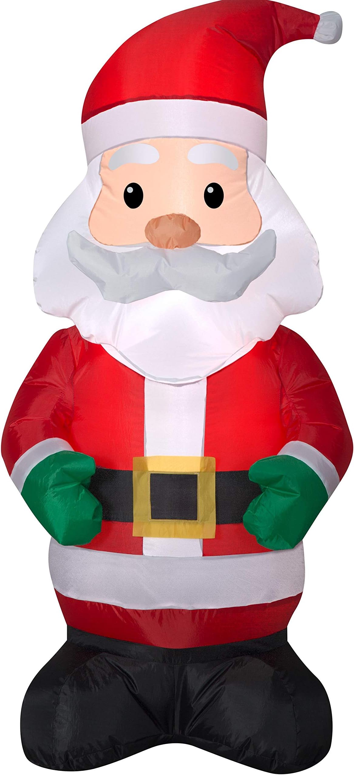 Airblown 4.5' Tall x 4' Long Santa in a Bathtub Christmas