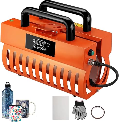 Máquina portátil de prensa térmica de vasos, máquina de prensa de tazas de 11 a 30 onzas para sublimación, vasos rectos y delgados, tarros de