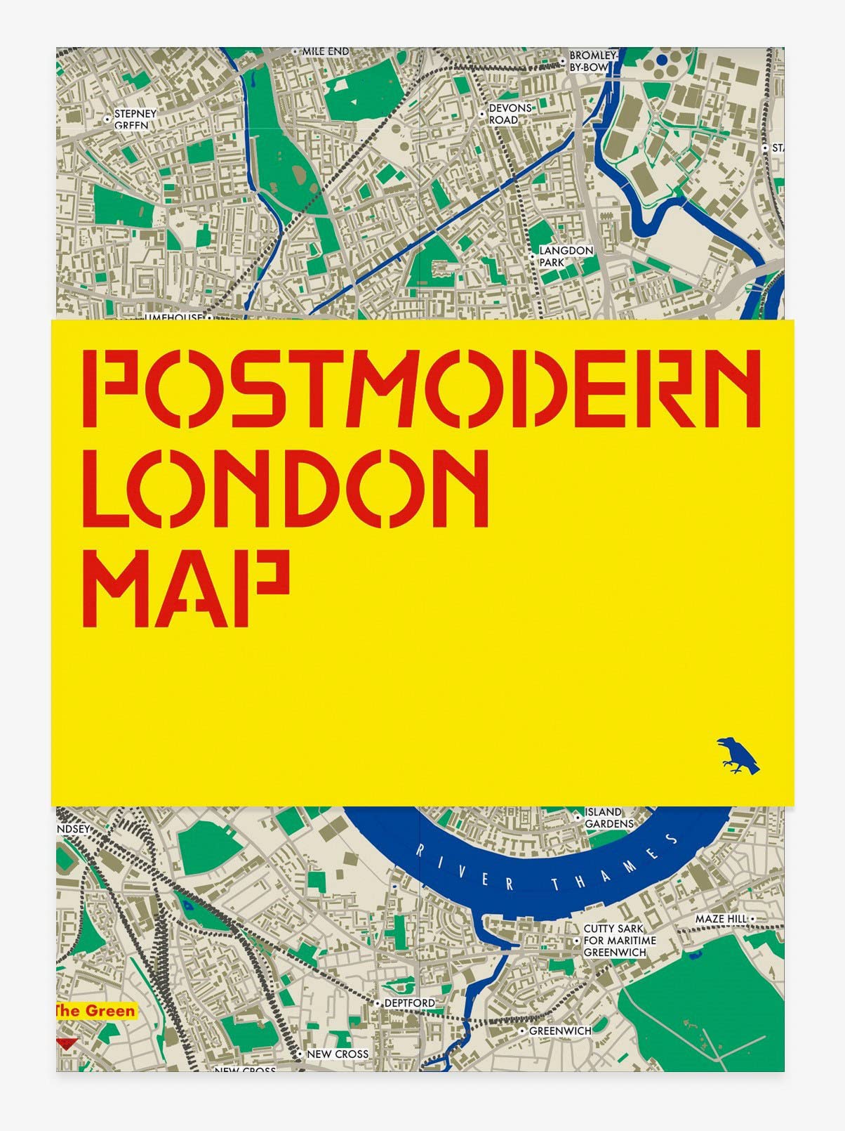 Postmodern London Map by Owen Hopkins (Sheet map, folded)