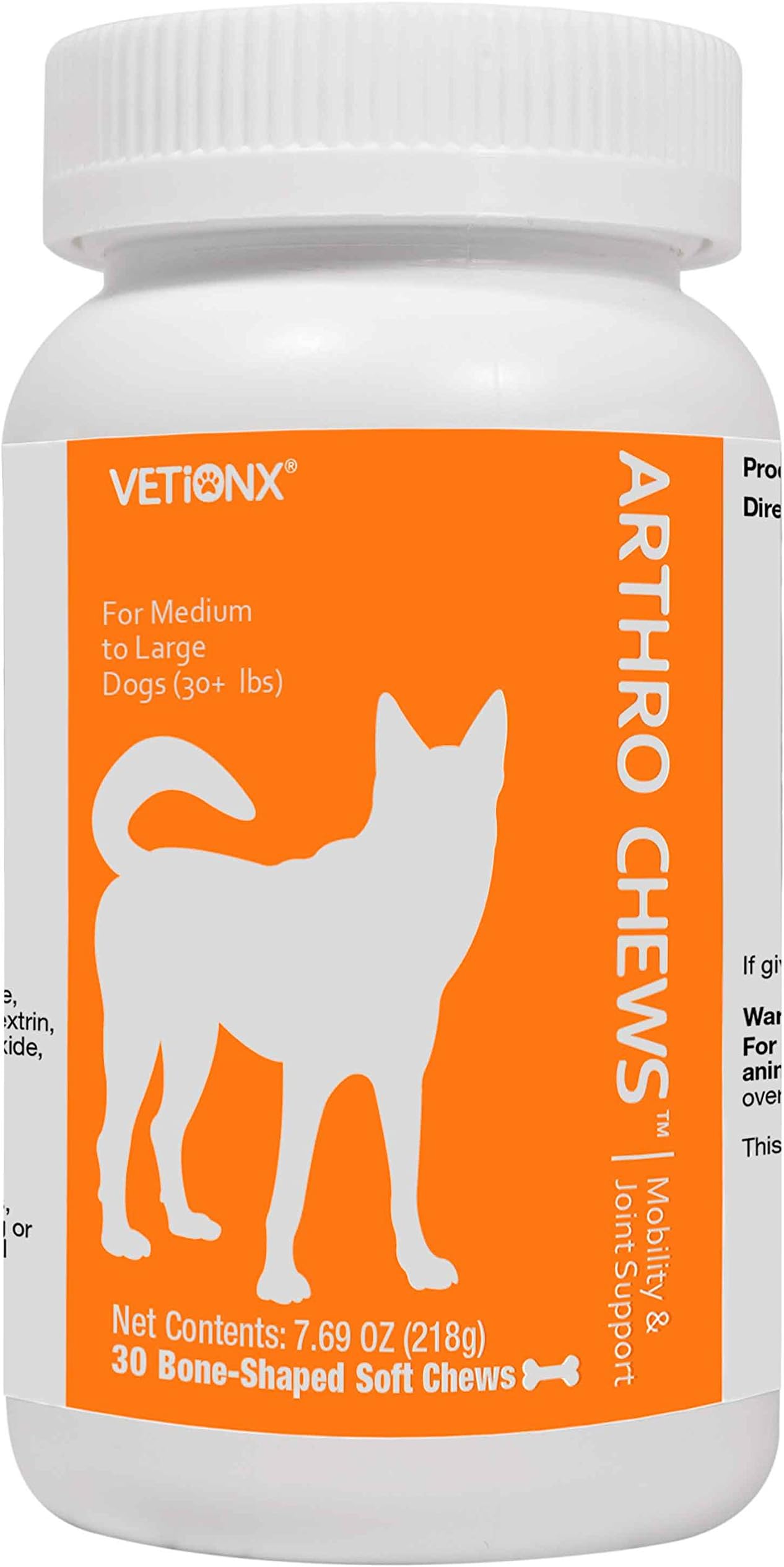 VETiONX Arthro Chews for Dogs - Mobility & Joint Support for Medium to Large Dogs