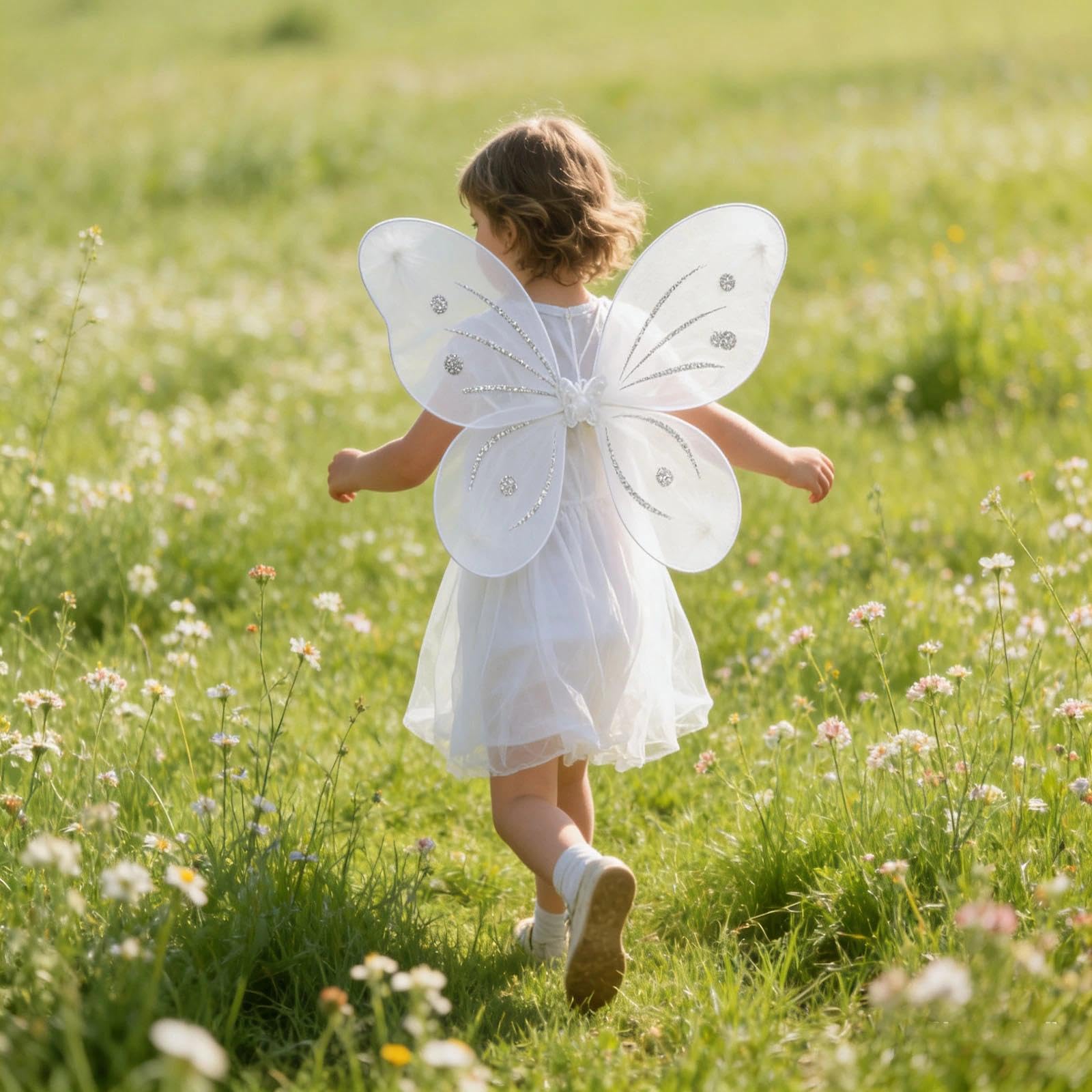 Ailes de Papillon Fées pour Adultes – Costume Fée avec Ailes d’Ange ou de Papillon – Déguisement Fée Adulte pour Carnaval, Mariage, Soirée Thème – Fairy Wings Adult, Butterfly Wings Adult