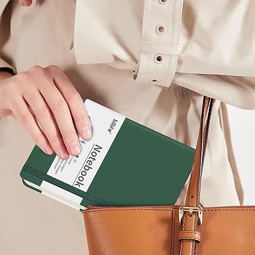 Vista 7 de Mlife Cuaderno rayado A5, cuaderno de rayas universitarias, 196 páginas, 5.75 x 8.38 pulgadas, cuaderno de tapa dura para el trabajo, diarios