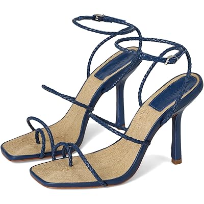 Schutz Kaya Straw infinite blue