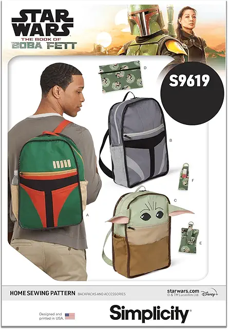 Simplicity Star Wars Mandalorian Backpack Sewing Pattern - Intermediate Craft