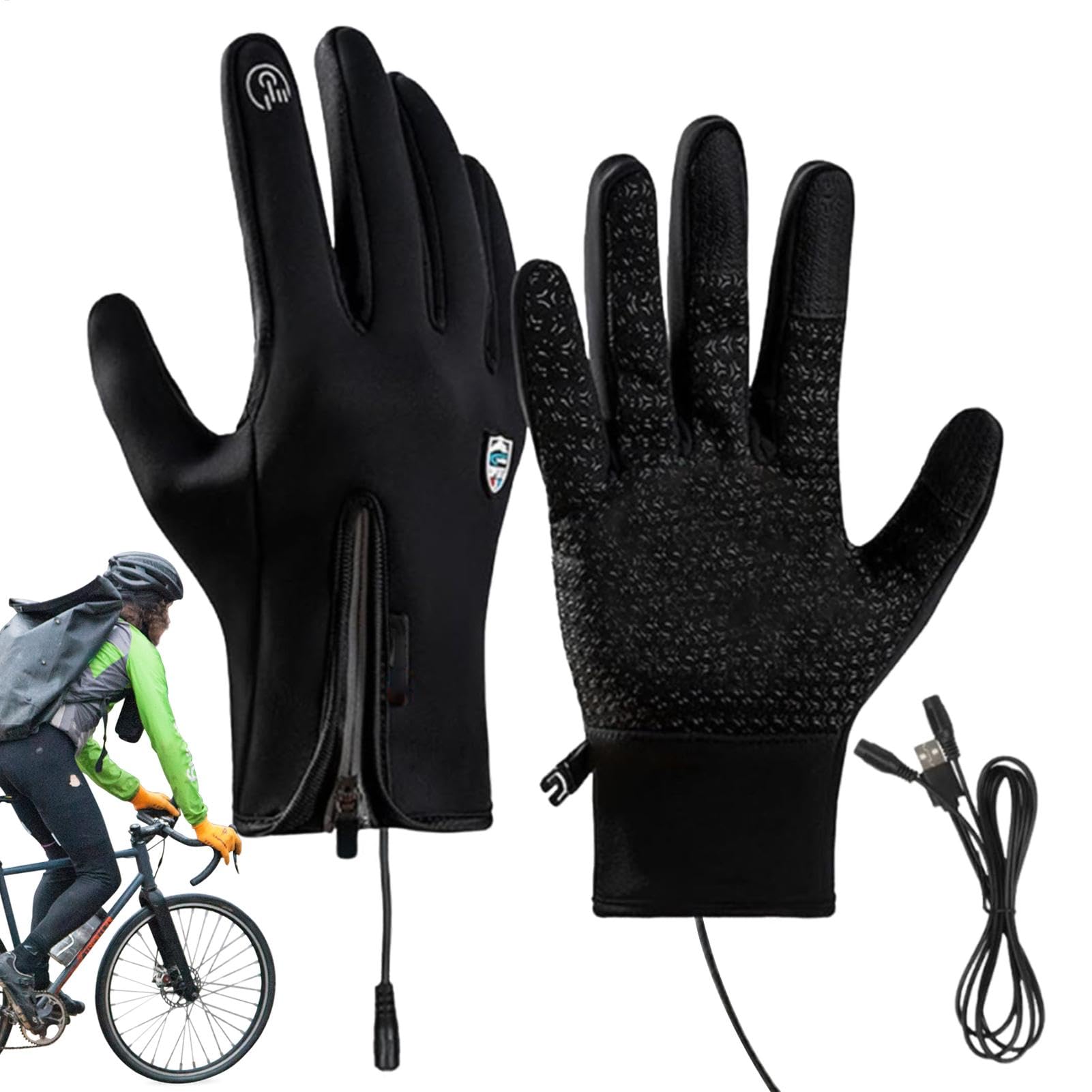 Moufles de ski chauffantes imperméables de haute qualité - 8