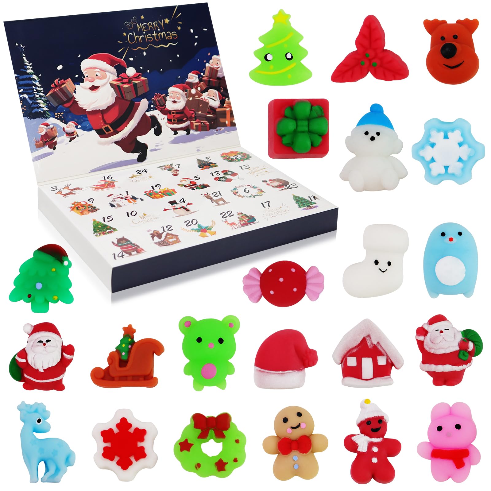 Amazon.com: 24PCS Christmas Advent Calendar 2025 Decorations