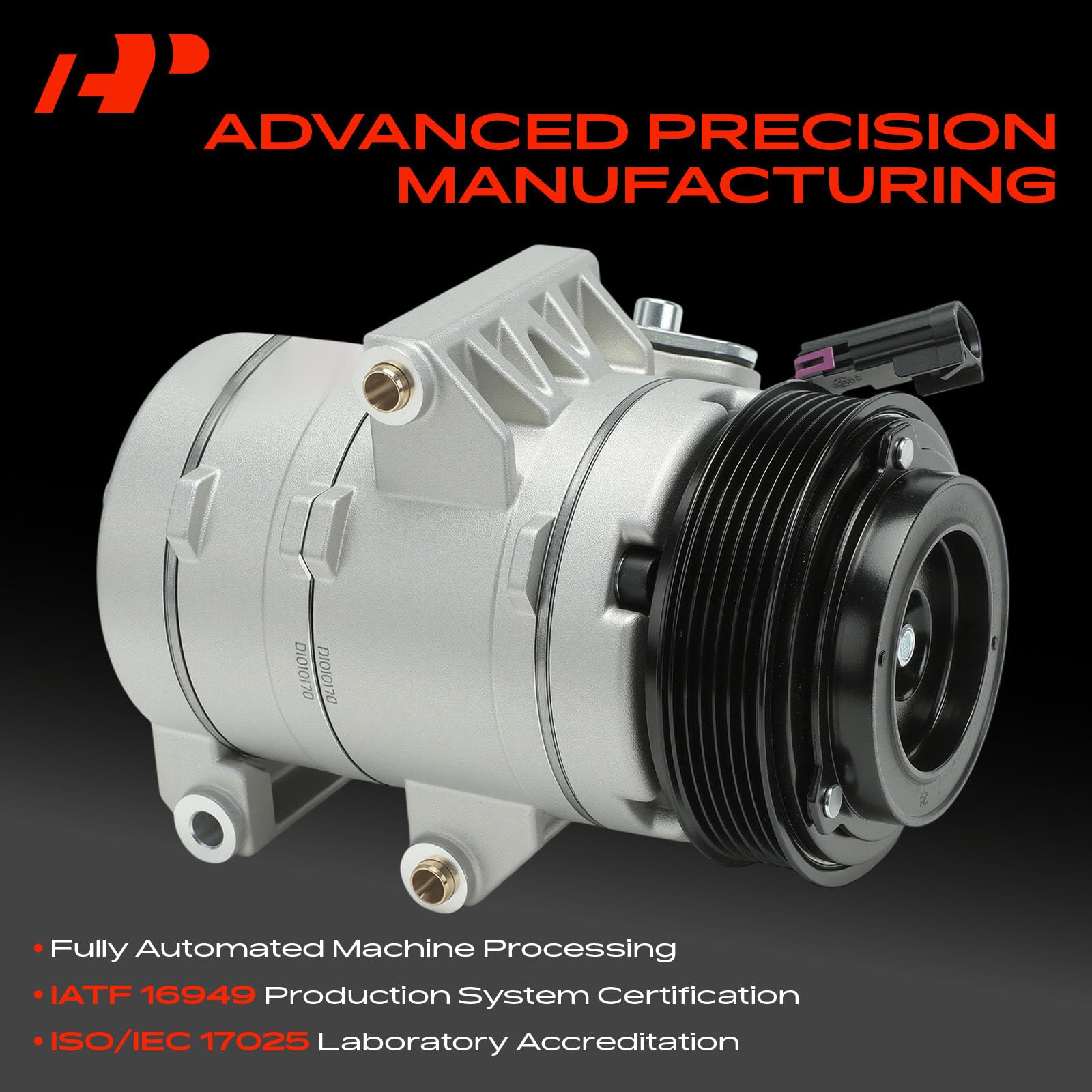 A-Premium Compressore AC con frizione compatibile con Ford Fusion 2006-2012 e Lincoln MKZ Zephyr e Mercury Milan Berlina