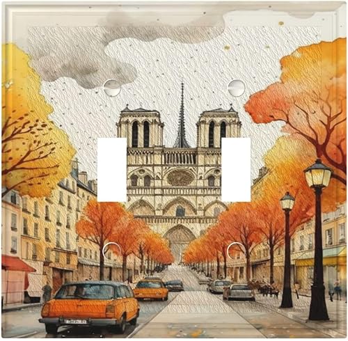 Vista 142 de Decorativo Arte Interruptor de Luz Cubiertas de Pintura al óleo Estilo Flores Placa de Pared de Interruptor de Interruptor Decorativo Placa