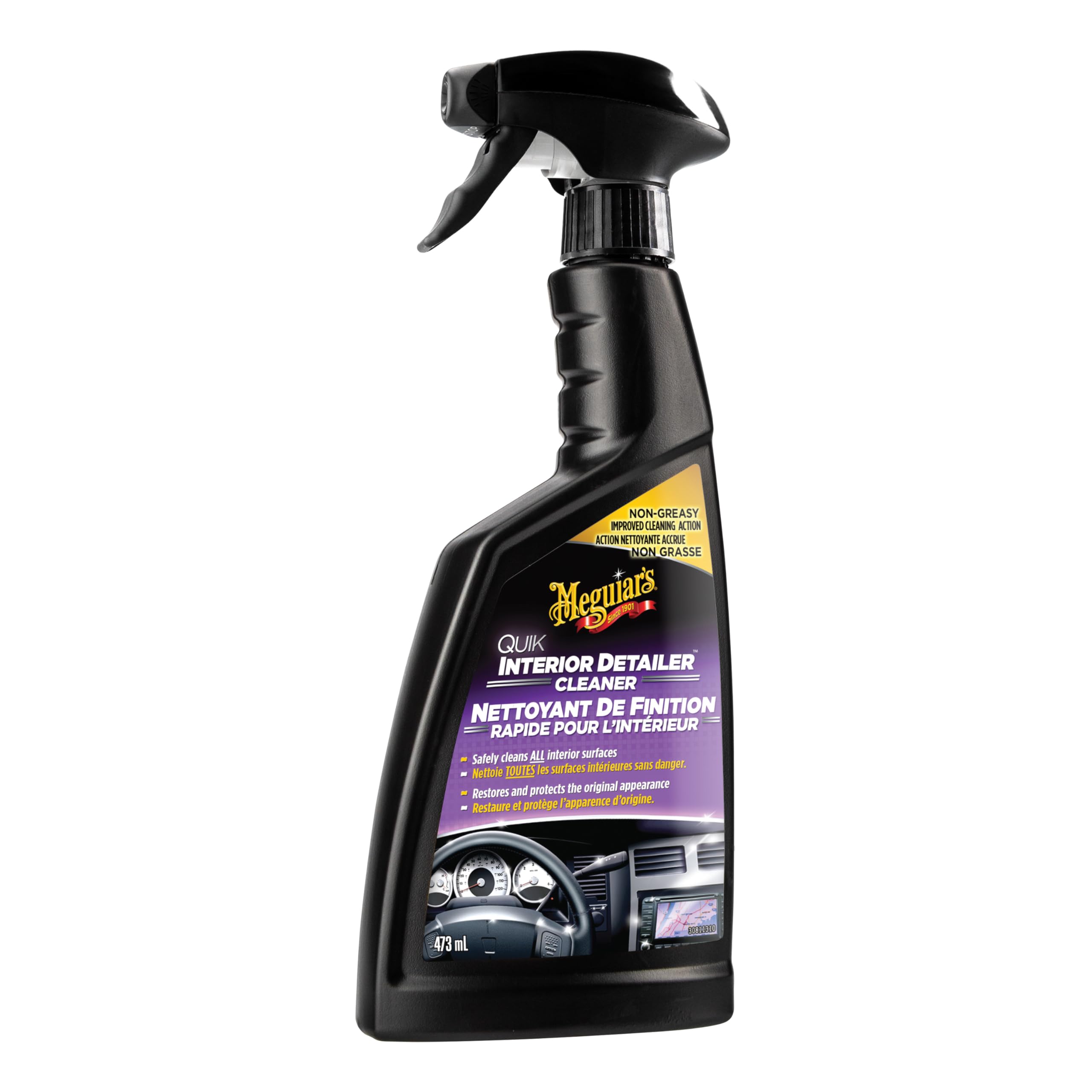 Meguiar's Quik Interior Detailer Cleaner, 473mL - G13616C