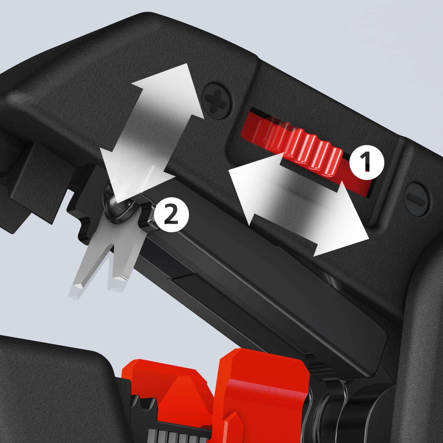 KNIPEX Tools 1262180 Abisolierzange, automatisch, 10-24 AWG