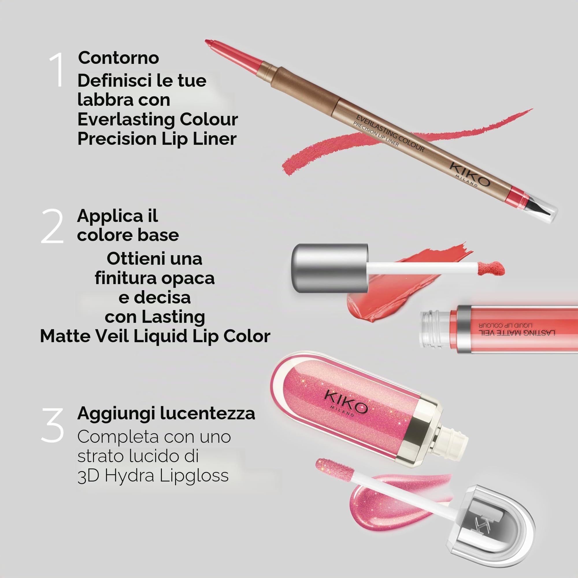 KIKO Milano 3D Hydra Lipgloss 17 | Lucidalabbra Effetto 3D Idratante e Volumizzante, Gloss Labbra Luminoso con Finish Brillante e Comfort Estremo