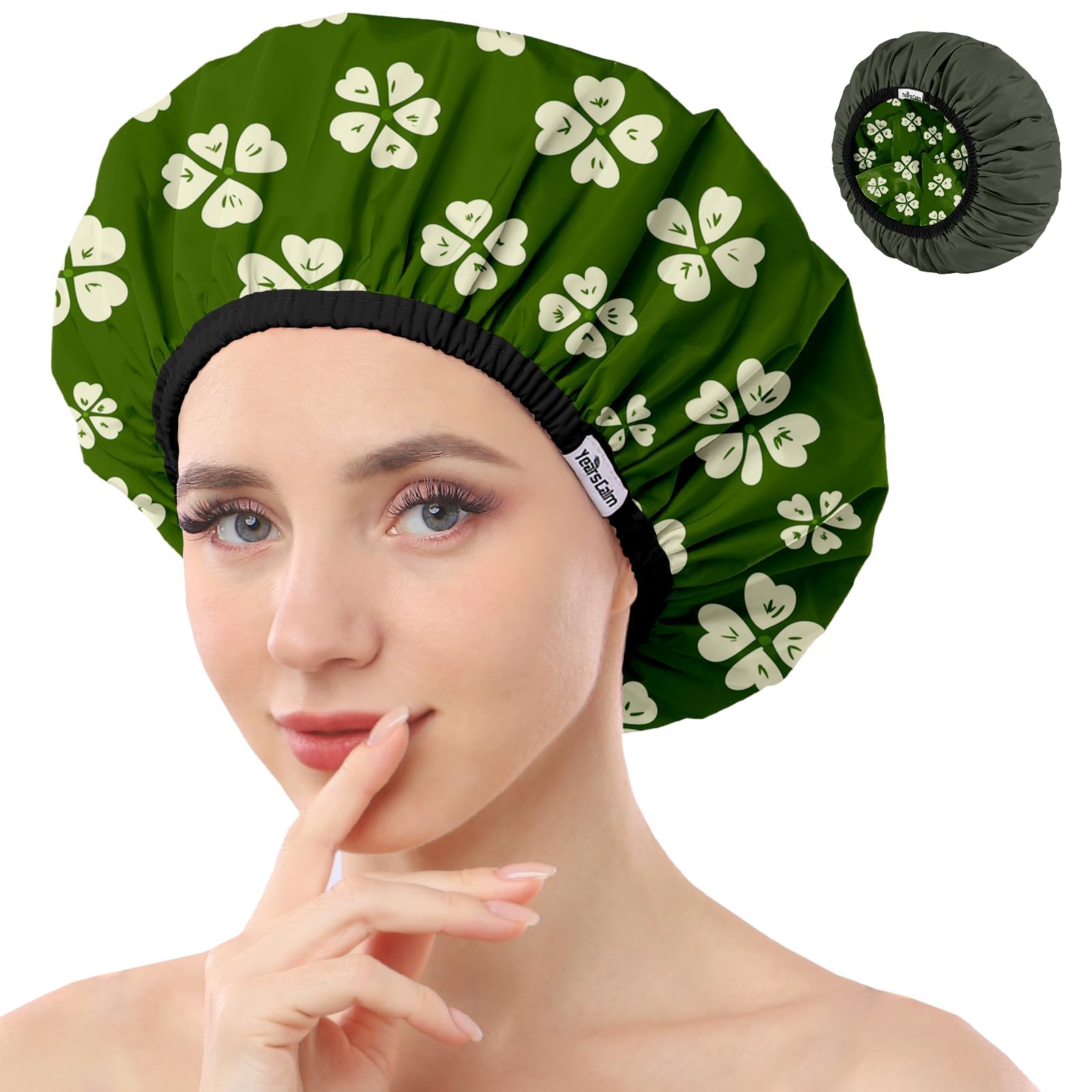 Years Calm Shower Caps - Protect Hair During Bathing -15