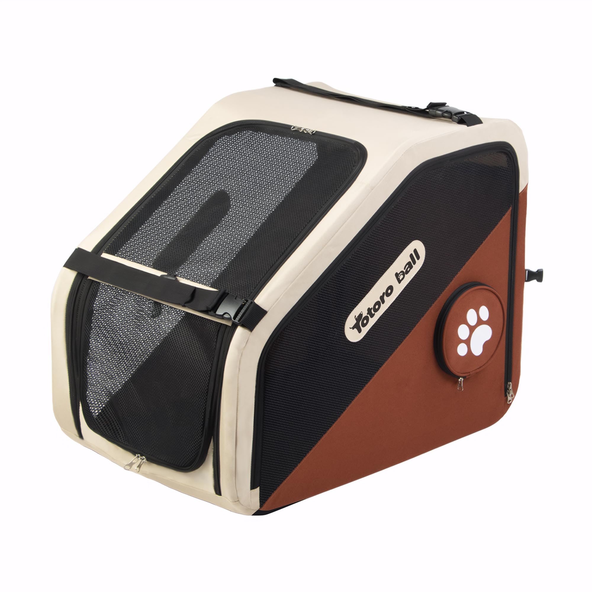 Amazon.co.jp: 『車載固定』Totoro ball ソフトクレート 小型犬/中型犬