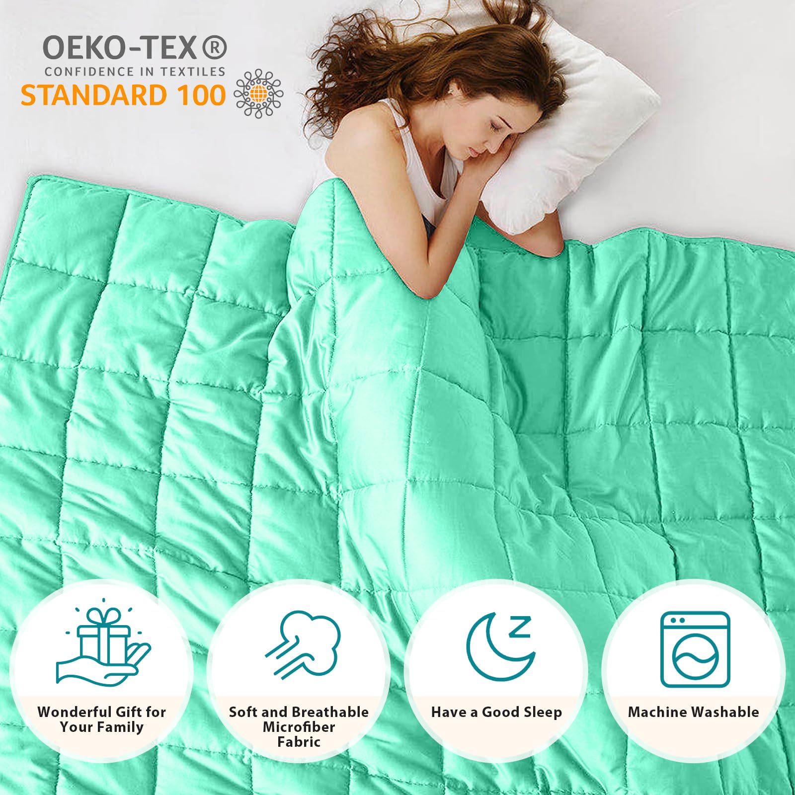 Weighted Cooling Blanket Alomidds Weighted Blanket (60