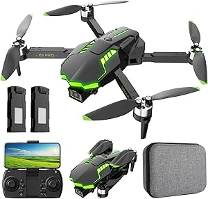 Drone verde HD 1080P per ragazzi con motore brushless