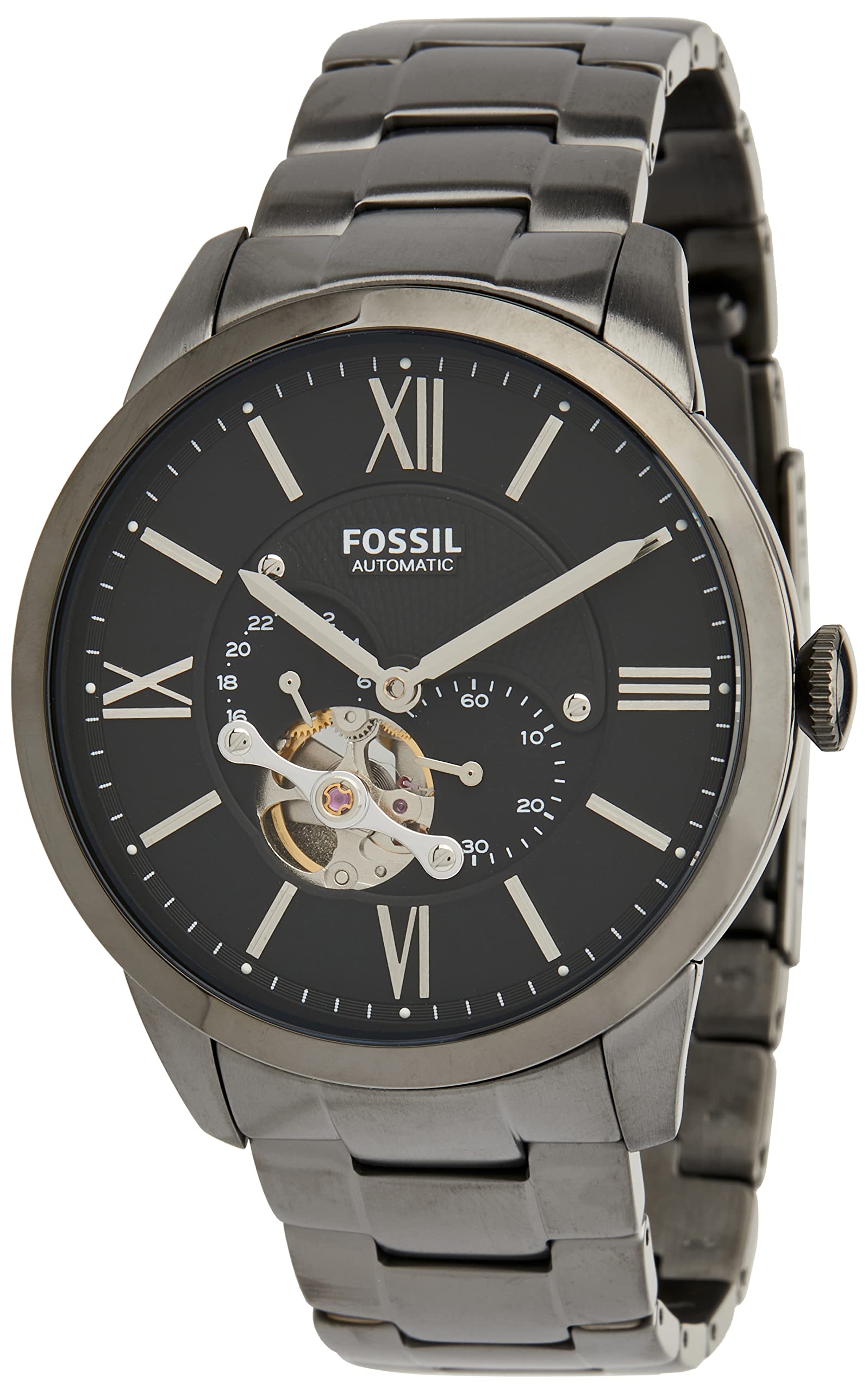 قیمت و خرید ساعت مکانیکی فولاد ضد زنگ اتوماتیک Fossil Men's Townsman