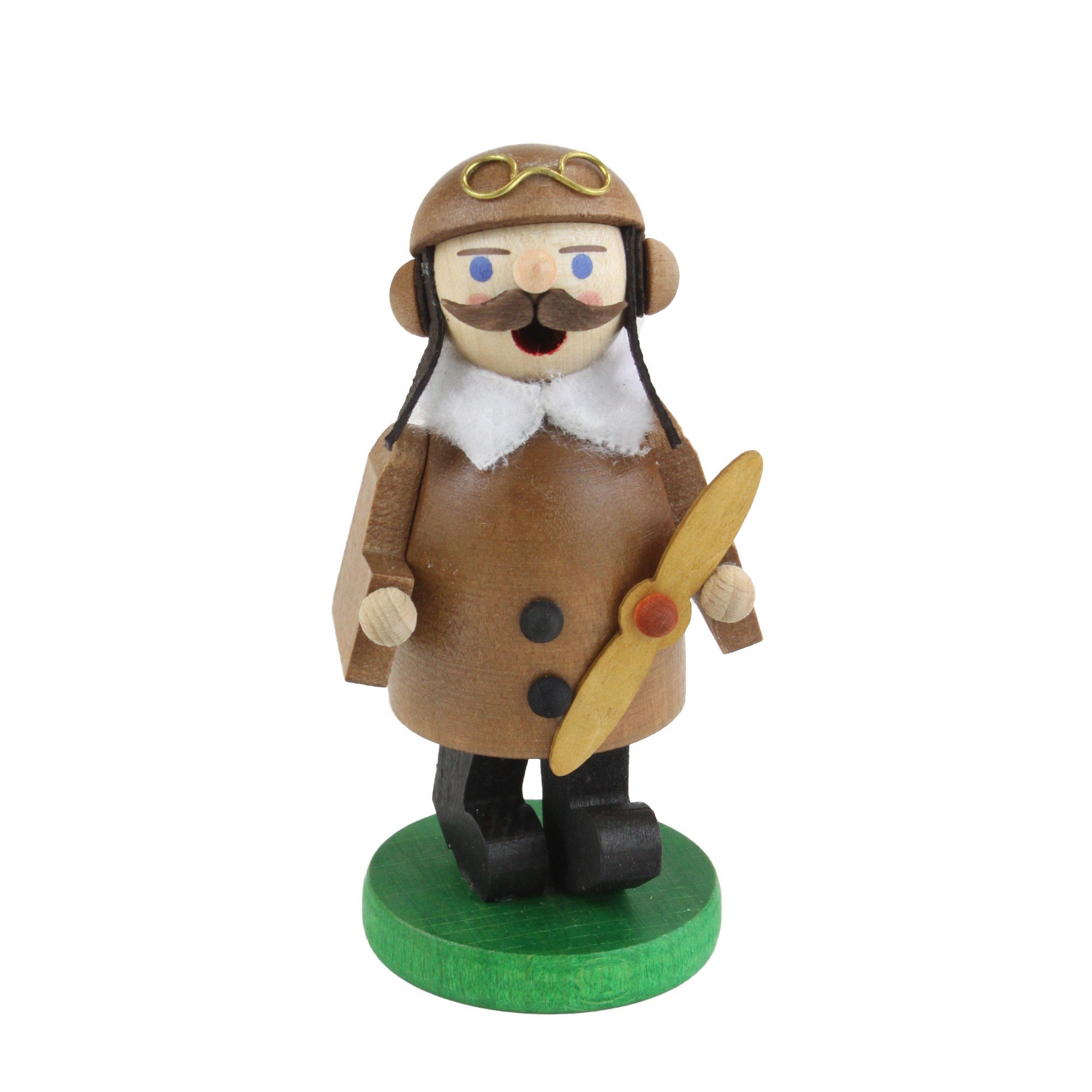 Incense Smoker Ore Mountains Richard Glässer Seiffen Rauchmann Historical Pilot 26397