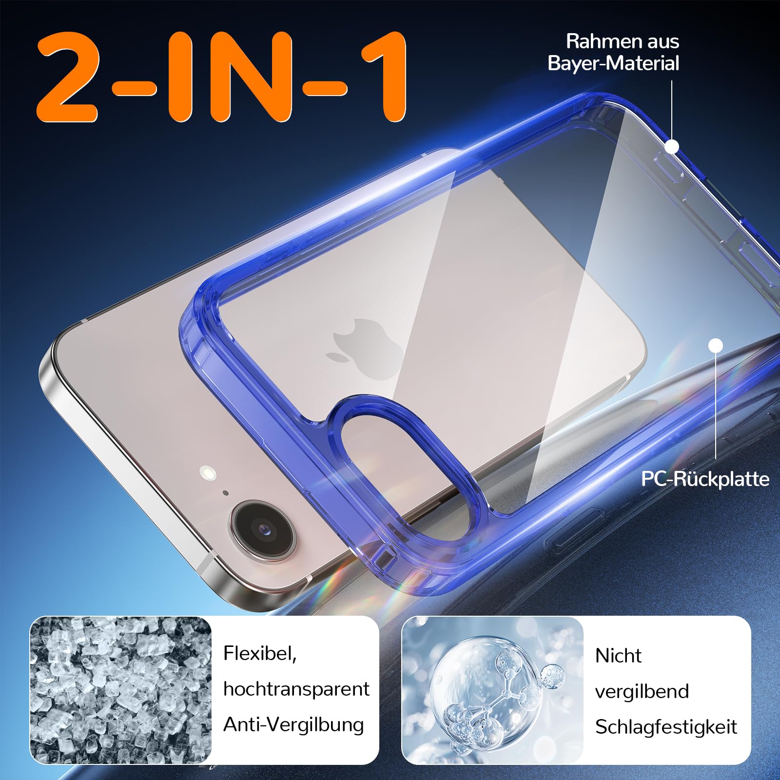 Clear Case for iPhone 15, Ultra Thin, Shockproof TPU Cover, Anti-Yellowing, Crystal Clear, Phone Case for Apple iPhone 15 - Clear — view 499