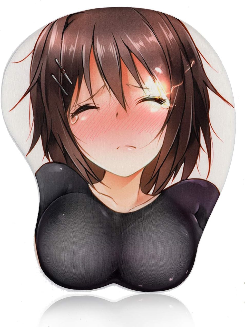 Cute 3D Cartoon Design Soft Wrist Support Office Gaming Mouse Pad for PC&Laptop (Furataka)