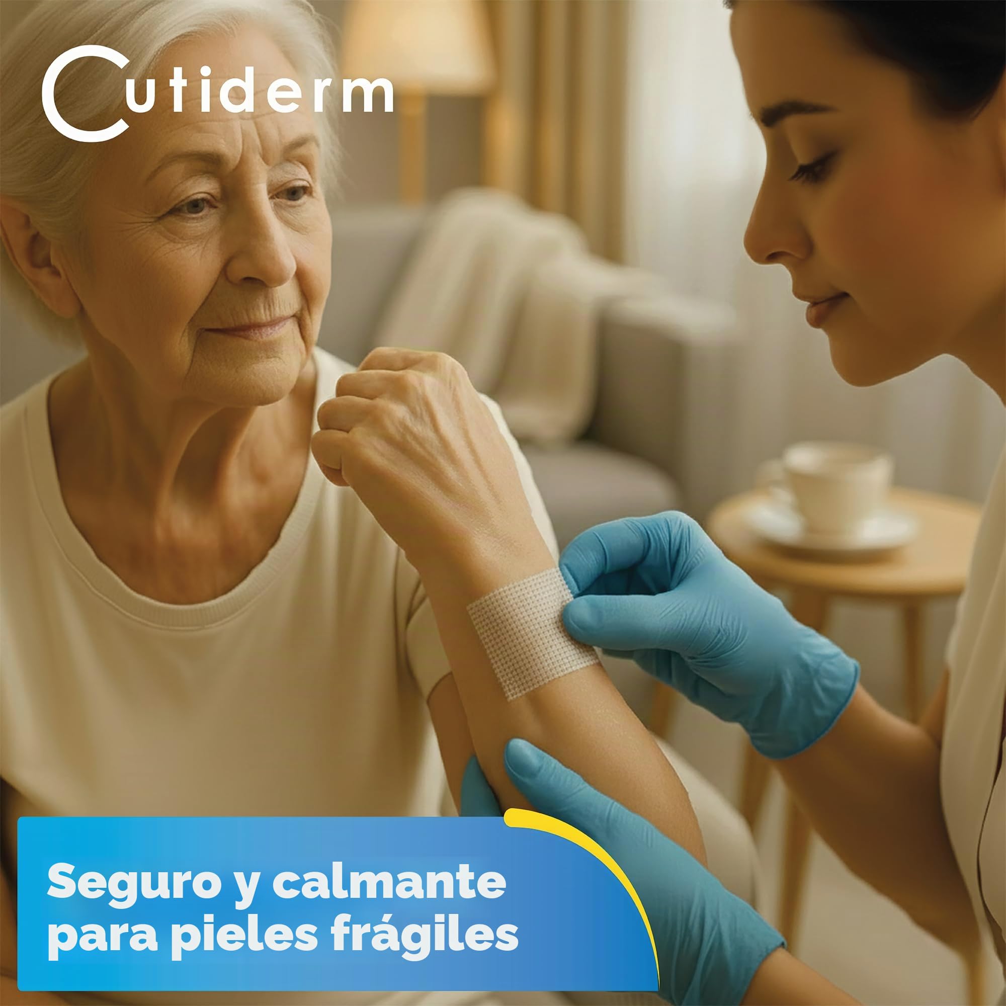 Cutiderm Apósitos De Gasa De Parafina 5cm x 5cm Paquete de 20 unidades