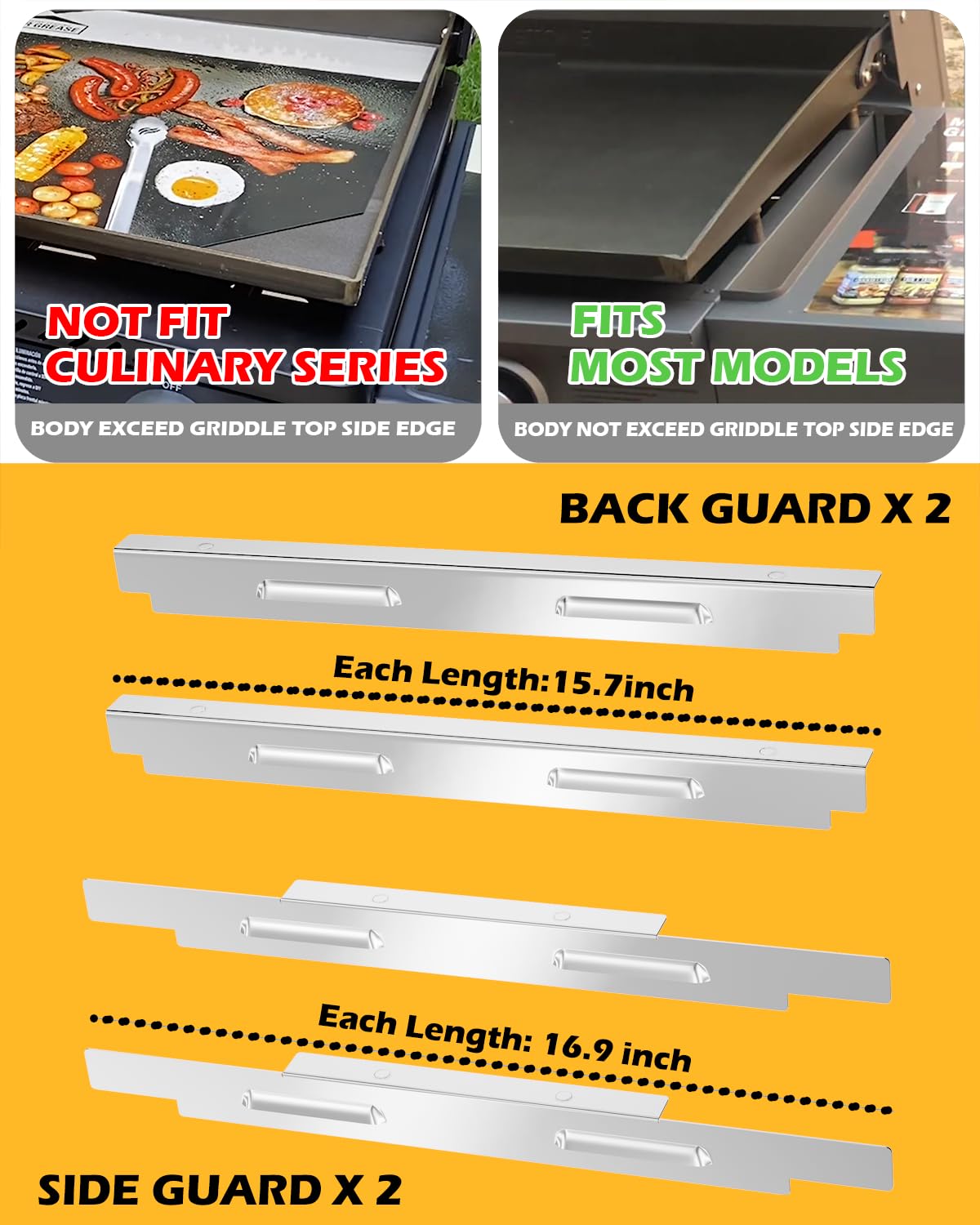 Blackstone Wind Guards for 36" Griddles, Built for Outdoor Cooking — Amazon image 5