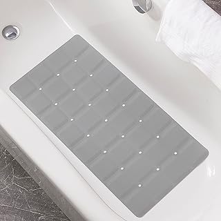 29 Smart Storage Ideas For Small Bathrooms You’ll Actually Use 174 Foldable Non Slip Silicon Bath Mat Bathtub mat no Suction Cups Shower ma...