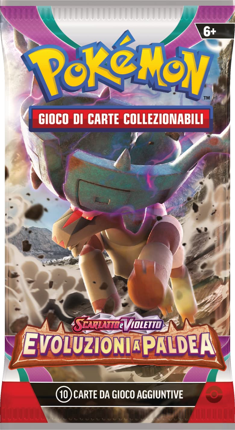 Espositore di buste dell’espansione Scarlatto e Violetto - Evoluzioni a Paldea del GCC Pokémon (36 buste di espansione), edizione in italiano