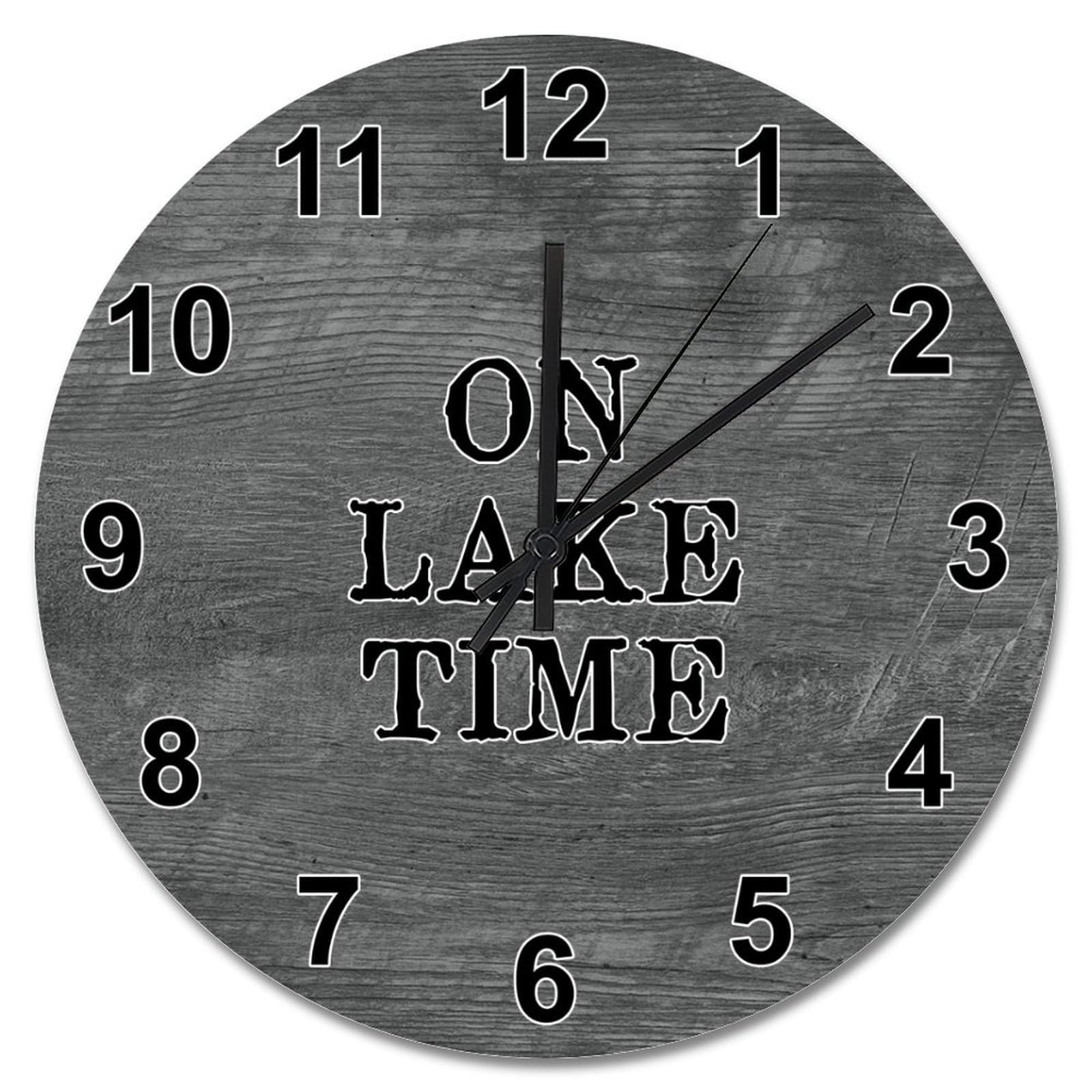 Horloge sur le lac de 38,1 cm idéale pour créer une ambiance nature en classe