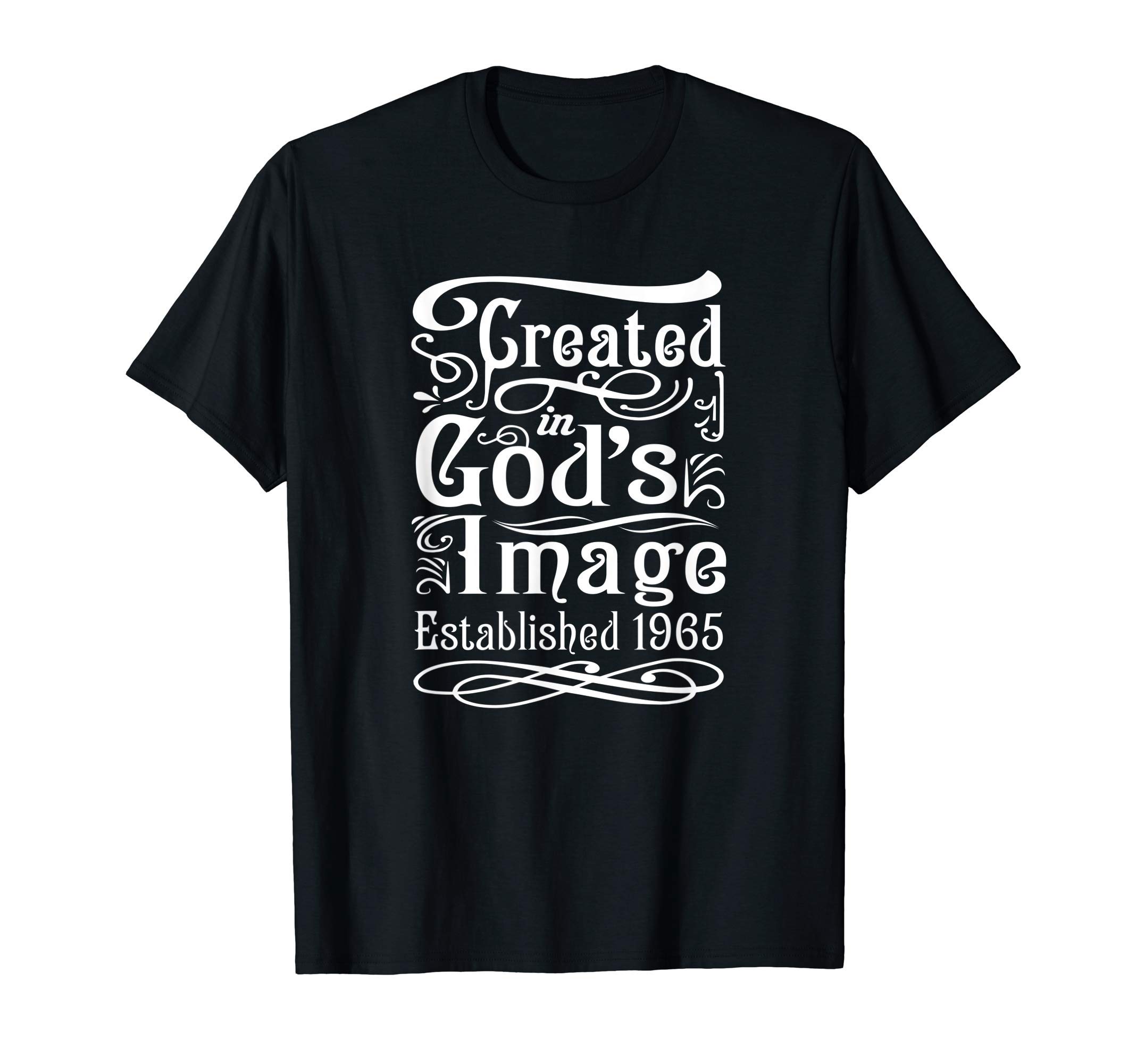 58 Year Old Christian: Love Jesus and God 1965 58th Birthday T-Shirt