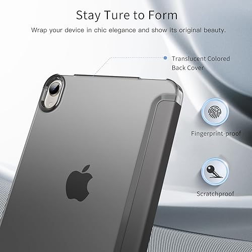 Miniatura 55 de MoKo Funda para iPad mini 7 (A17 Pro) Generation Case 2024, iPad mini 6 2021, funda delgada y ligera de 8.3 pulgadas de carcasa de policarbonato