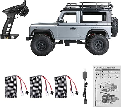 Miniatura 9 de GoolRC MN 99s RC Car, 112 escala 4WD 2.4G coche de control remoto para niños y adultos, RTR RC Crawler Off Road Truck para modelos de vehículos Land