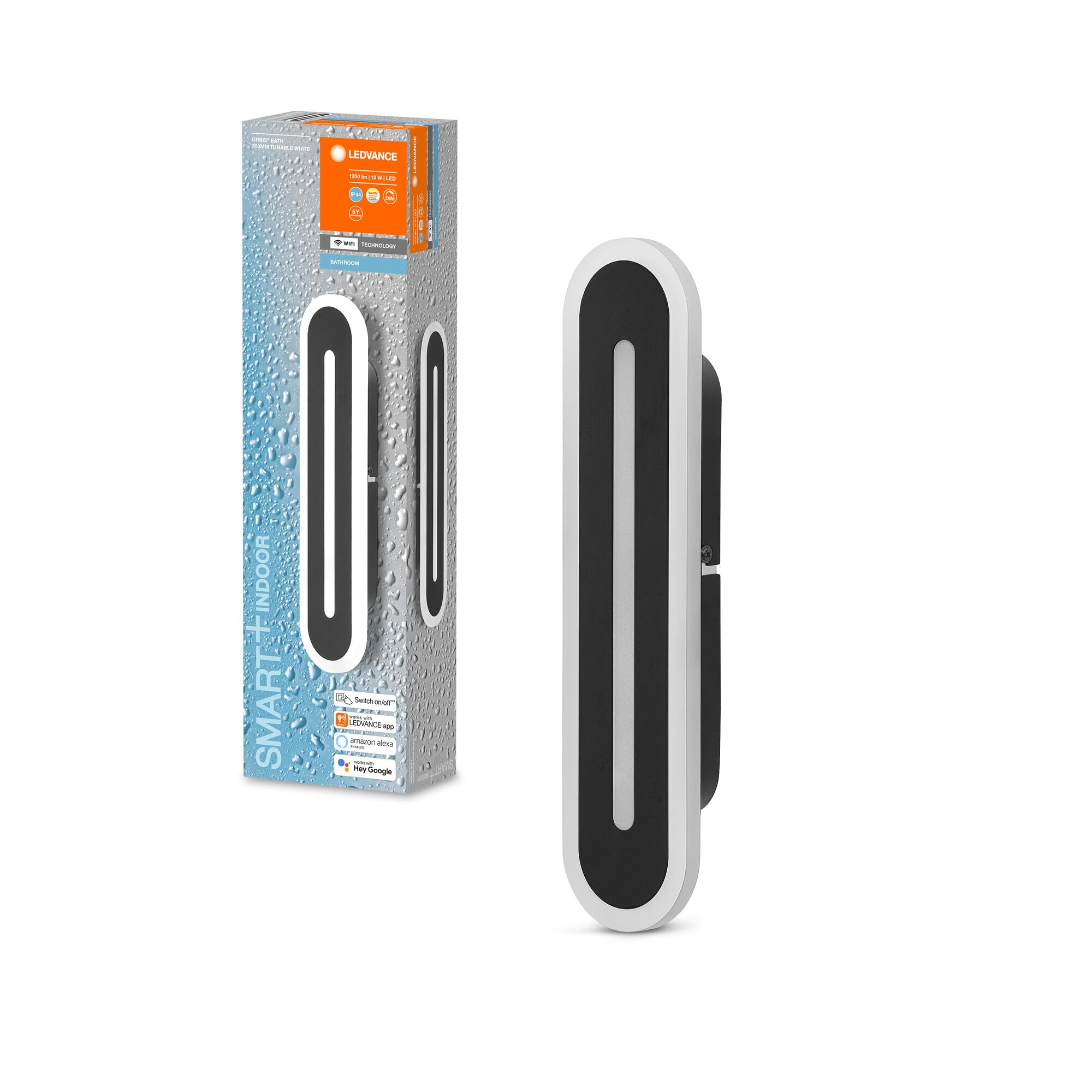 Ledvance Smart+ Wifi Orbis Bath Wall 30 Cm Black