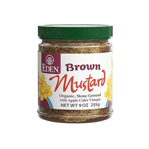 Eden Mostaza marrón orgánica 9 oz