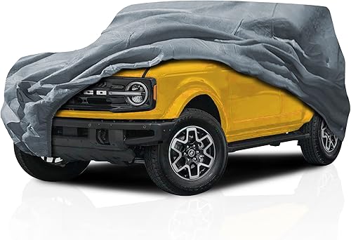 Funda de automóvil de 5 capas para Ford Bronco Everglades 2022-2024 SUV de 4 puertas, ajuste semi personalizado, cobertura completa, contaminación,