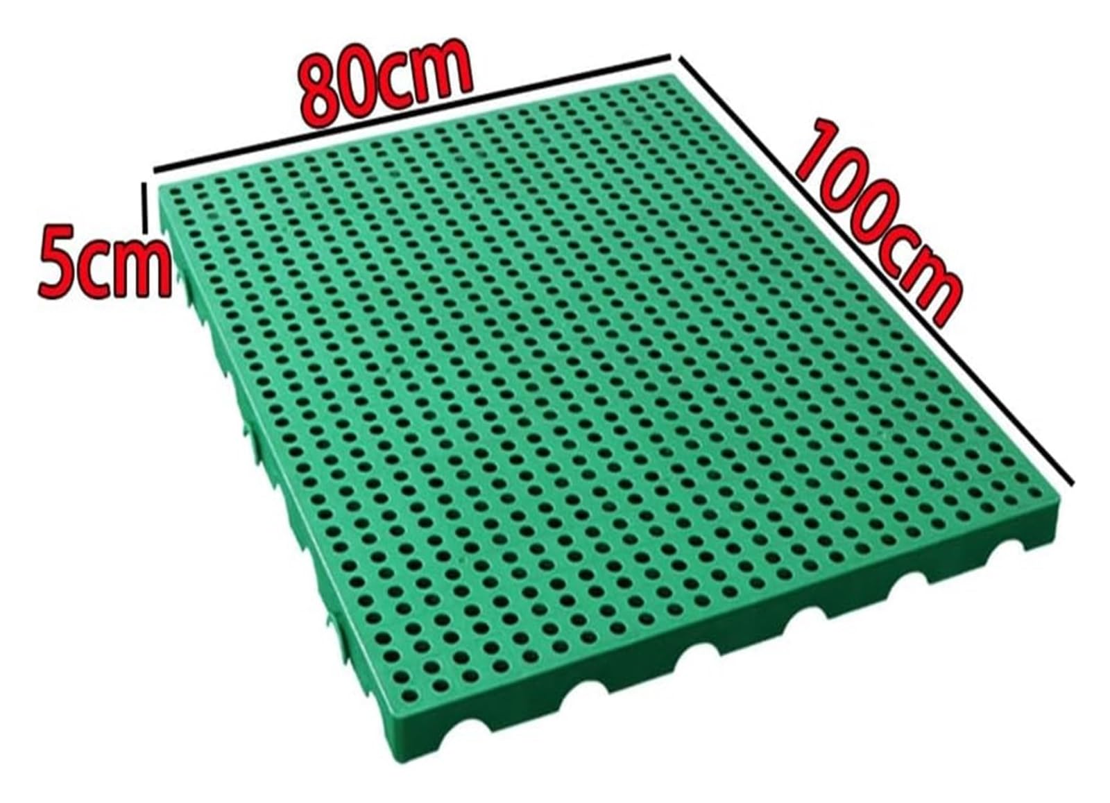 JINMLBO Plastic Nestable Pallet, HDPE Grid Pads Pallet for Supermarket Pet, Splicable Moisture-Proof Storage Pad for Warehouses, Storage Rooms(100x80x5cm)
