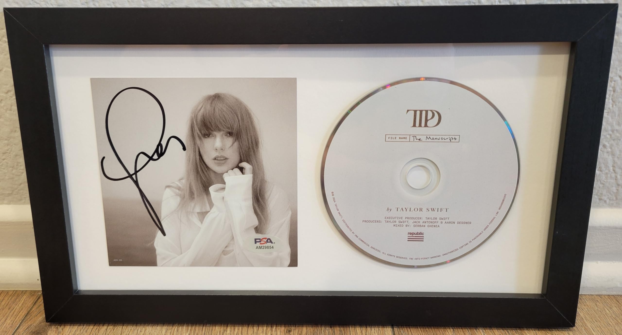 Swift Signed Cd W Psa Coa Framed Poet | Desertcart INDIA