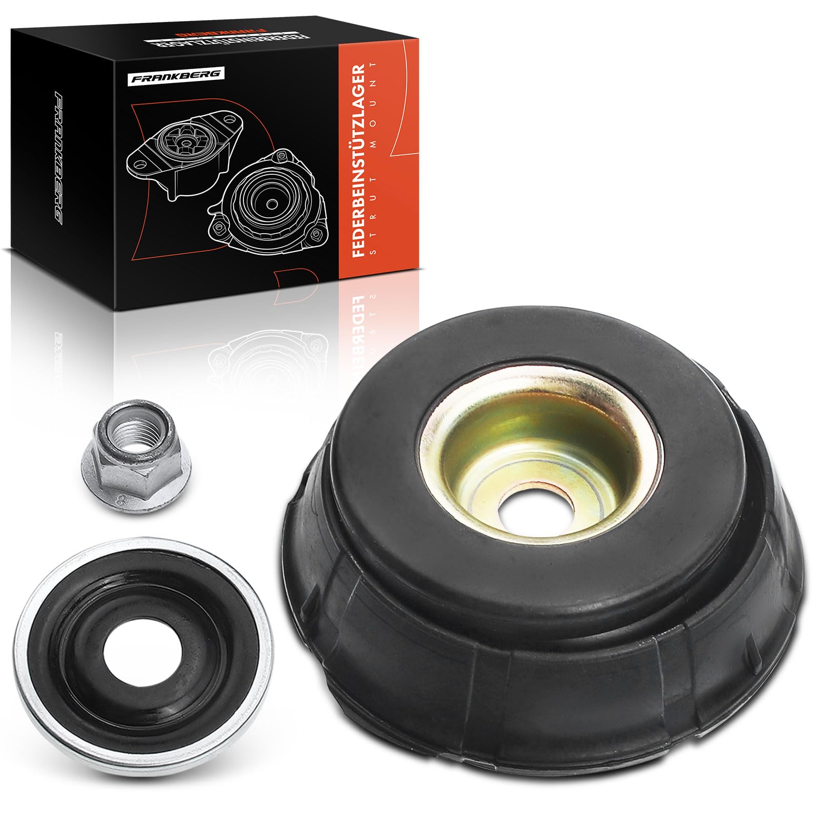 Frankberg Cuscinetto Montante Sospensione Posteriore – DR612870X – Per Ford Fiesta VI, Ecosport, B-Max